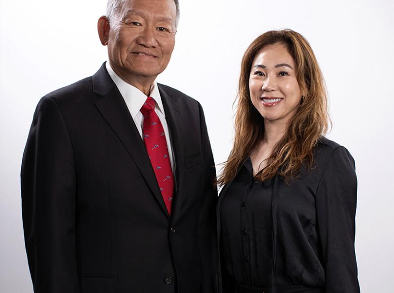 Tony Wang and Becky Li