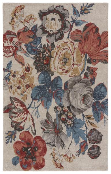 El Mirage rug with neutrals and muted reds, yellows and blues from Jaipur Living