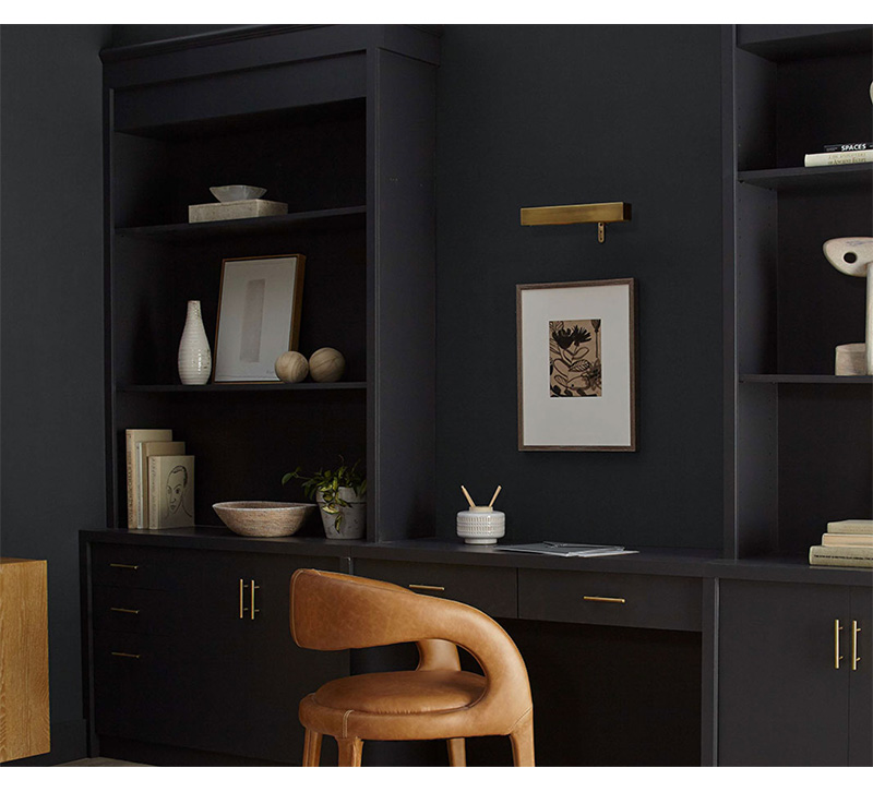 Top Paint Colors for Black Walls + Painting a Black Wall in the Living Room  – Jenna Burger Design LLC – Interior Design & Architectural Consulting