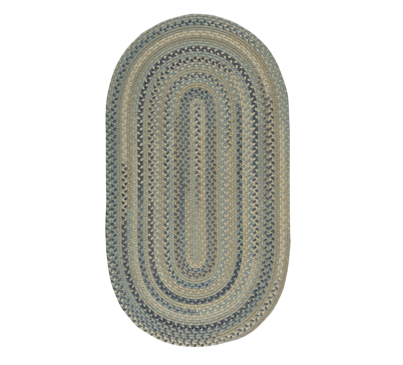 Fushion rounded, braided rug from Capel Rugs