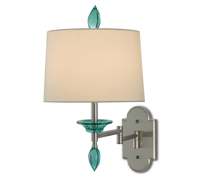 Blodgett swing-arm wall sconce by Barry Goralnick for Currey & Company