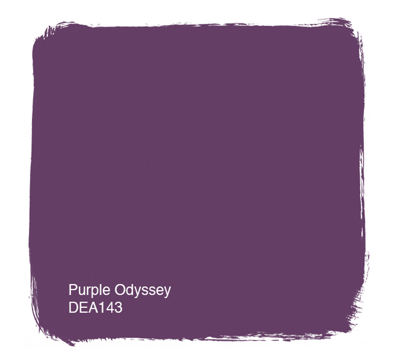 Purple Odyssey paint swatch from Dunn Edwards