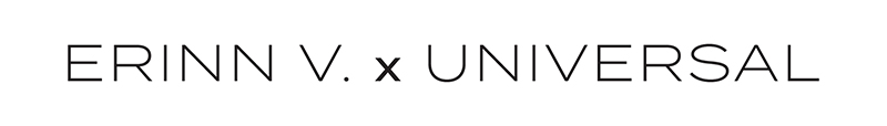 Erinn V. x Universal logo
