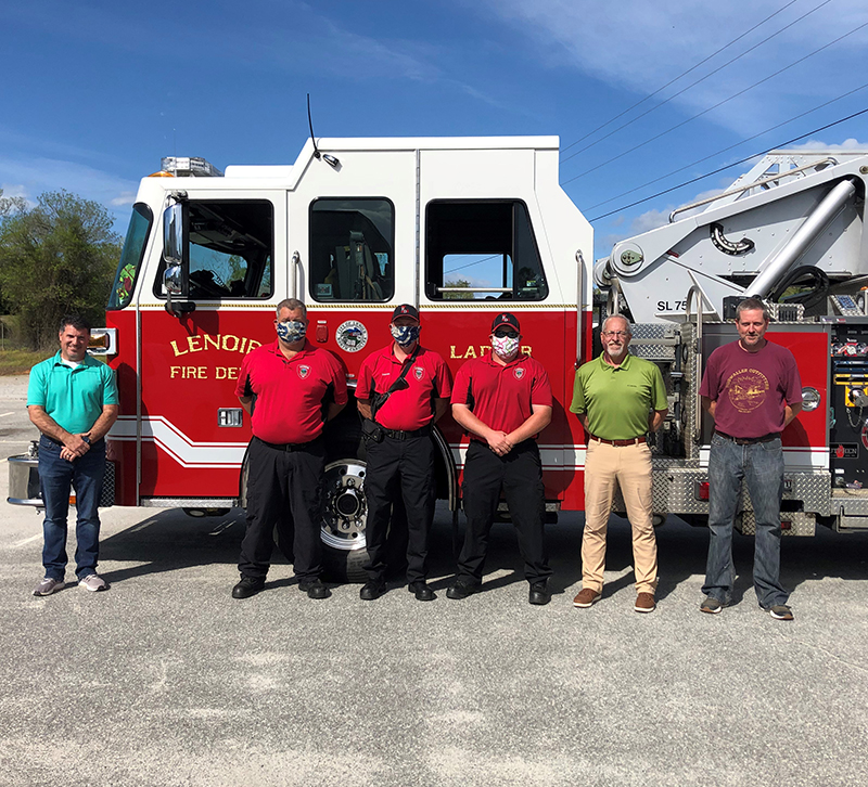 Fairfield Chair PPE Masks Donated to local fire department