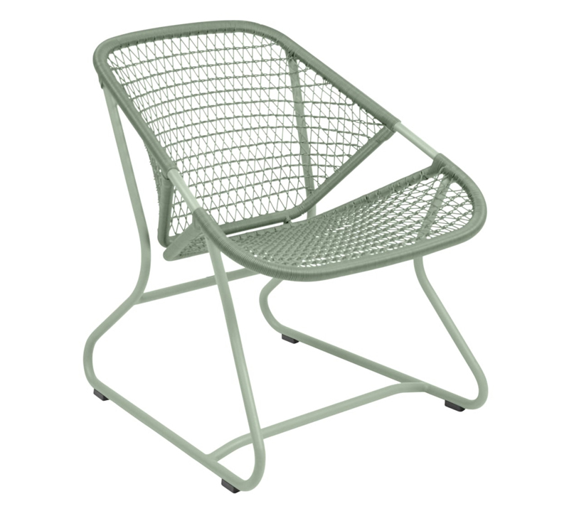 Sixties low arm chair in green from Fermob