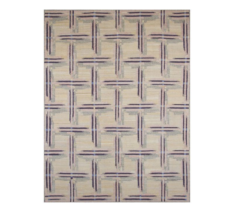 M327 area rug with geometric squares from French Accents