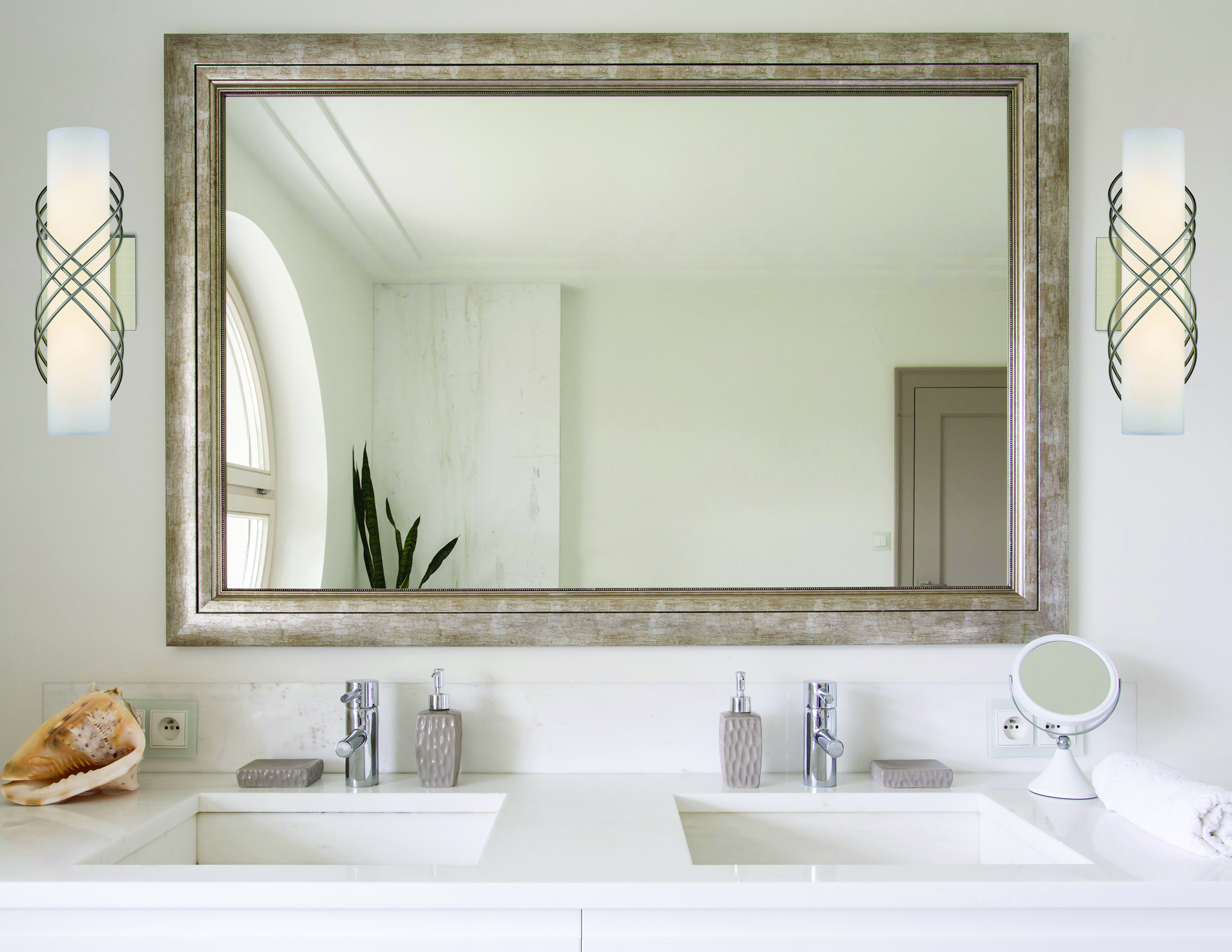 How to Mount a Light On Top of a Mirror Bathroom Vanity