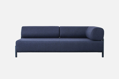 Palo sofa in blue with only one arm from Hem