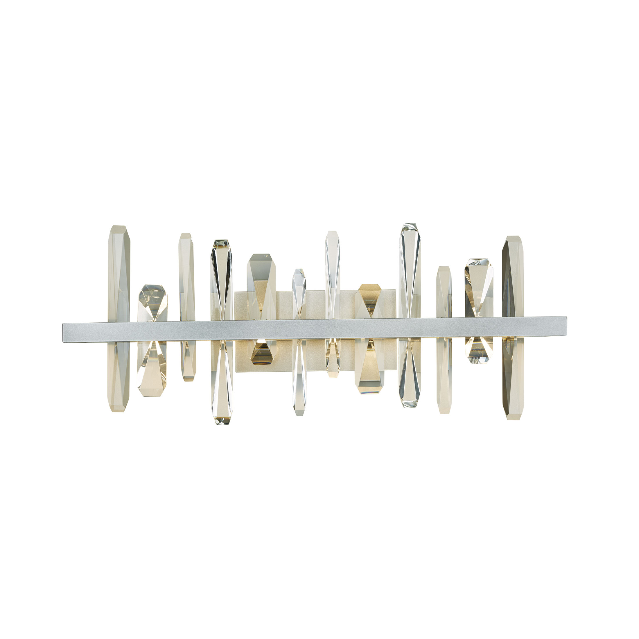 Solitude sconce with crystal towers from Synchronicity by Hubbardton Forge