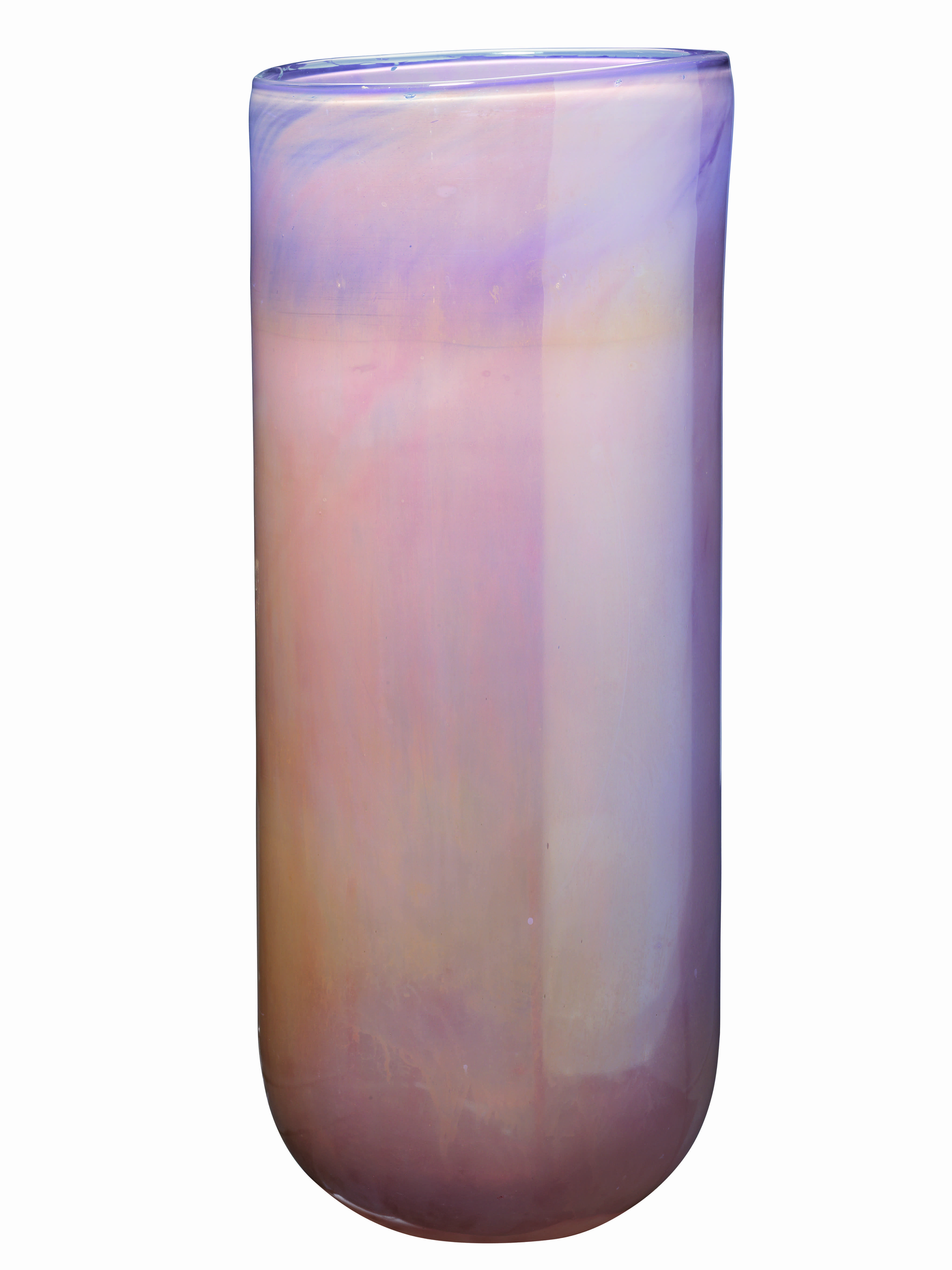 Vapor vase with a Metallic Lavender finish from Jamie Young