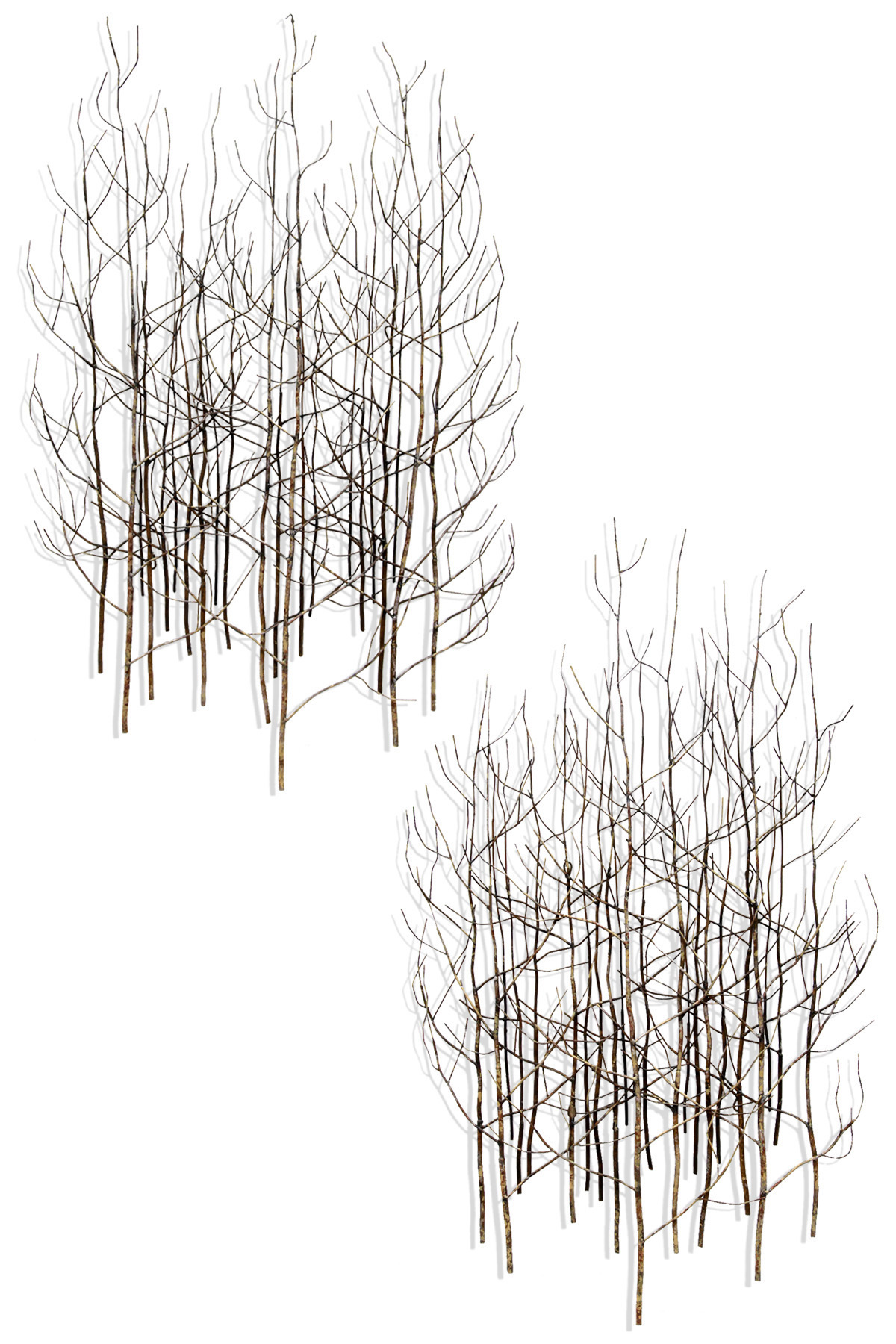 Stylecraft metal tree branch wall sculpture