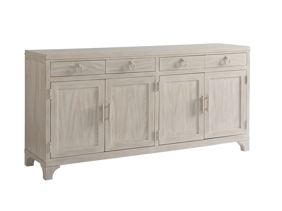 Bayside buffet in white from Barclay Butera for Lexington Home Brands