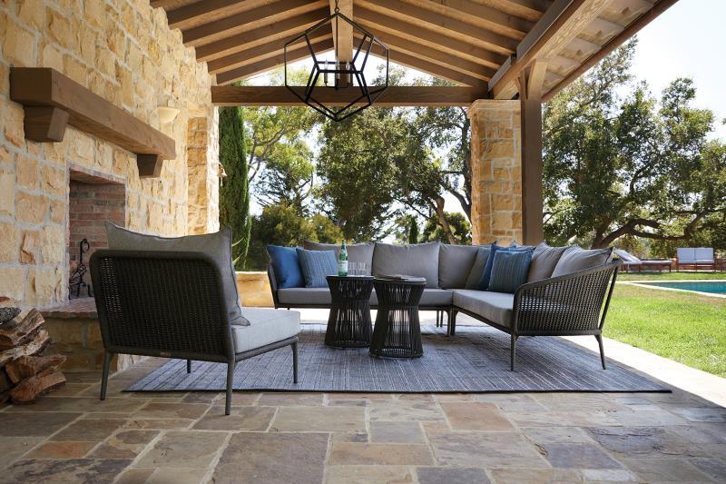 Knot collection seating from JANUS et Cie now includes modular pieces for greater adaptability in spaces of varying sizes.