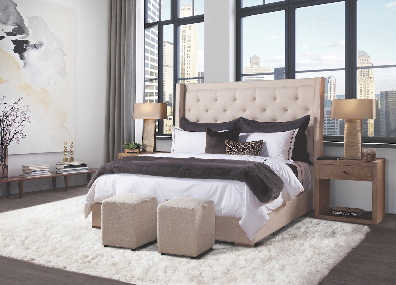 The Loren Bed from Spectra's Christina @ Home collection. 