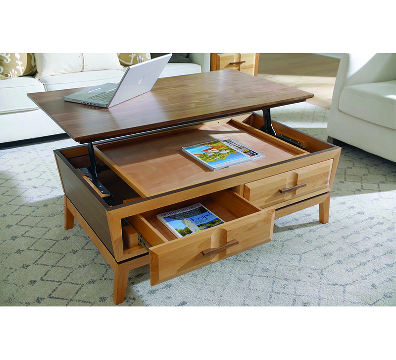 Whittier Wood Furniture Addison Lift-Top Coffee Table