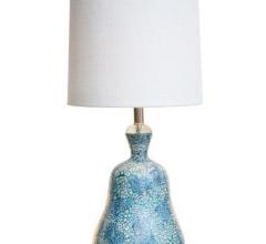 Couture Lamps blue lamp white shade 