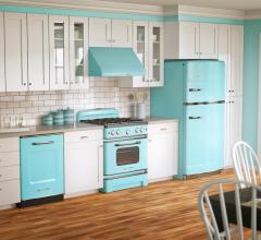 Big Chill appliances come in a wide variety of vintage-inspired colors.