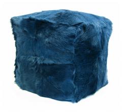 Moe's-Home-Collection-Goat-fur-Pouf-in-Navy-accent-furniture
