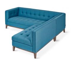 Atwood Bi-Sectional sofa in Muskoka Surf from Gus Modern
