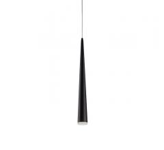 Mina LED pendant in black from Kuzco Lighting