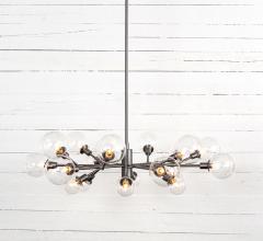 Pellman multi-light chandelier in silver from Four Hands