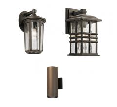 3 outdoor lighting fixtures from Kichler Lighting