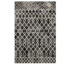 Artesia Charcoal/Gray Area Rug with a tribal pattern from Loloi Rugs