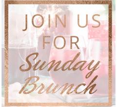 join us for sunday brunch