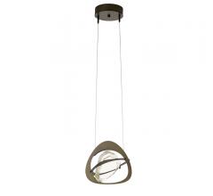 Venn Pendant with overlapping metals circles from Hubbardton Forge