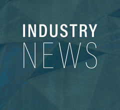 Industry news text on green background