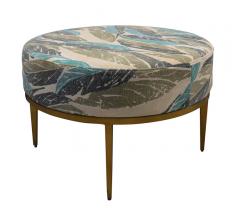 Faraja Coffee Table with a fabric top and wooden base from Selamat Designs