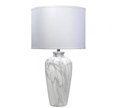 Bedrock faux white marble Table Lamp from Jamie Young