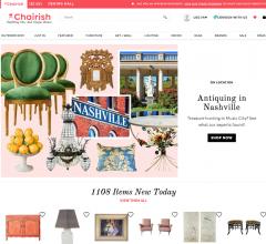Home page of Chairish.com