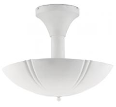 White-colored Blanca Semi-Flush Mount from Currey & Co.