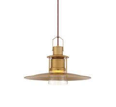 Lamport Pendant in Cognac and a Brushed Brass finish from Eurofase
