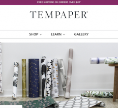 Tempaper new e-commerce website