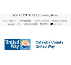 Rock House Farm logo, United Way logo