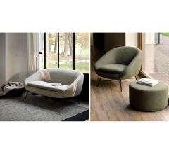 Ethnicraft Barrow chair and love seat