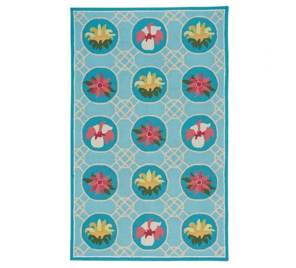 Capel Rugs Anthony Baratta Collection Flower Trellis Area Rug