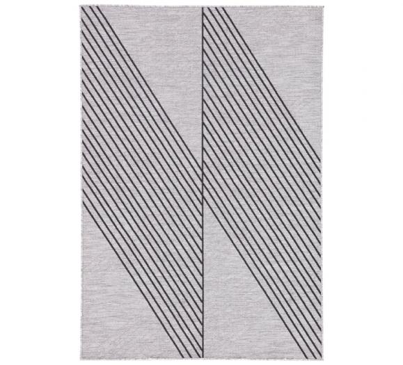 Decora area rug with a gray and black colorway by Nikki Chu for Jaipur Living