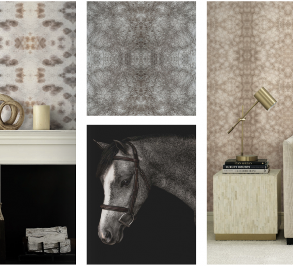 Three of seven patterns from the SAS Equestrian collection. Leopard Appaloosa (L), Rose Dapple (M), Palomino (R). 