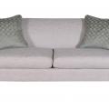 The Abaco sofa from Norwalk Furniture features a sleek, curved profile on modern wire legs.  IHFC M108 www.norwalkfurniture.com