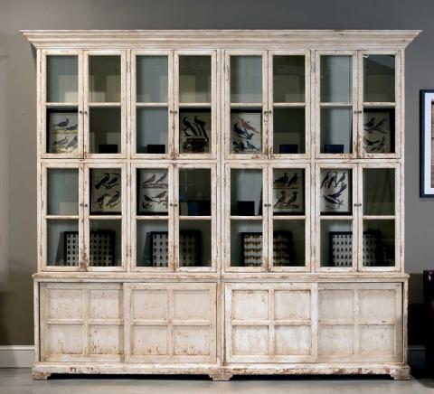 Sarreid Glass Front Bookcase