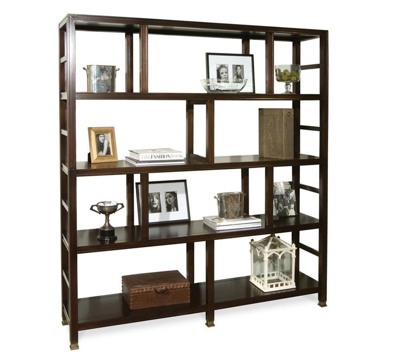 Addison Bookcase in brown from Vanguard Furniture 