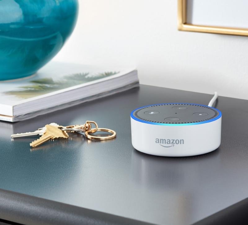 Amazon Echo Dot connected furniture smart technology