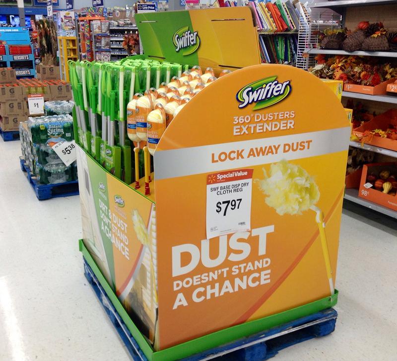Cleaning products, like those from Swiffer, can brighten your showroom. (Photo: Mike Mozart)