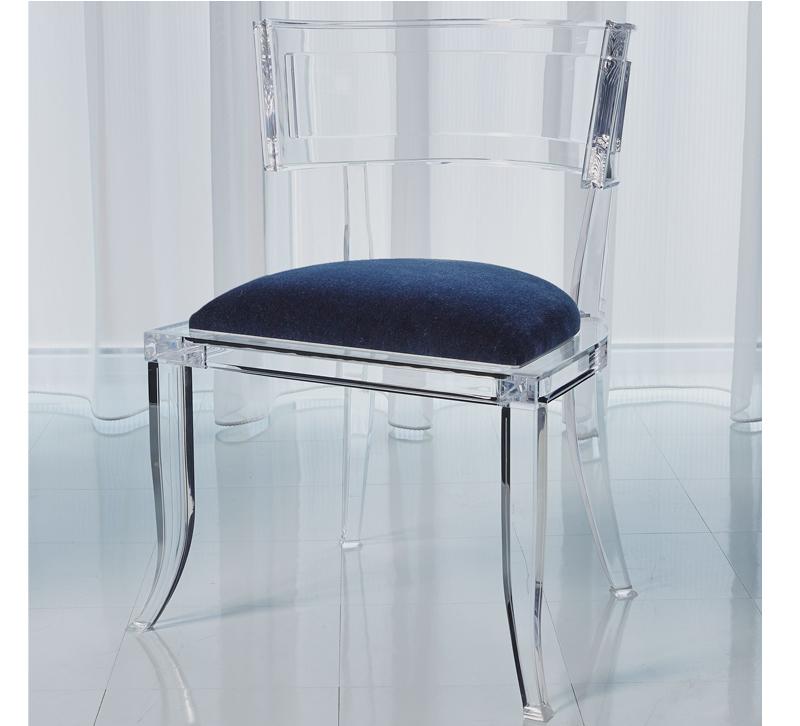 Global-Views-Klismos-acrylic-blue-chair