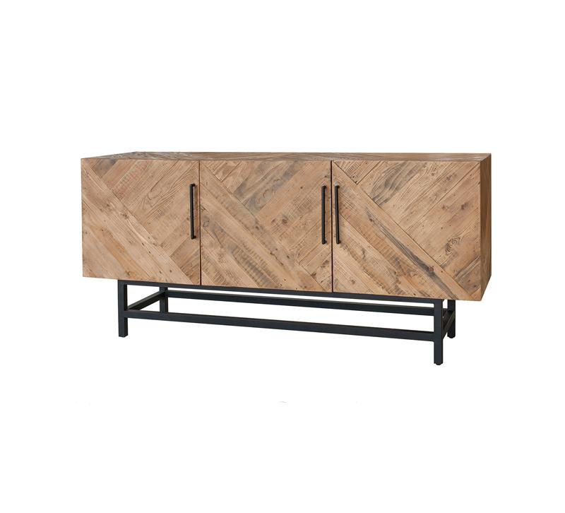 Imola sideboard with three doors in Harbor Brown from New Pacific Direct