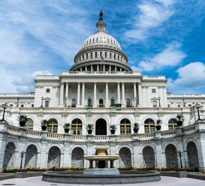 Exterior of the U.S. Capitol Building in Washington, D.C.