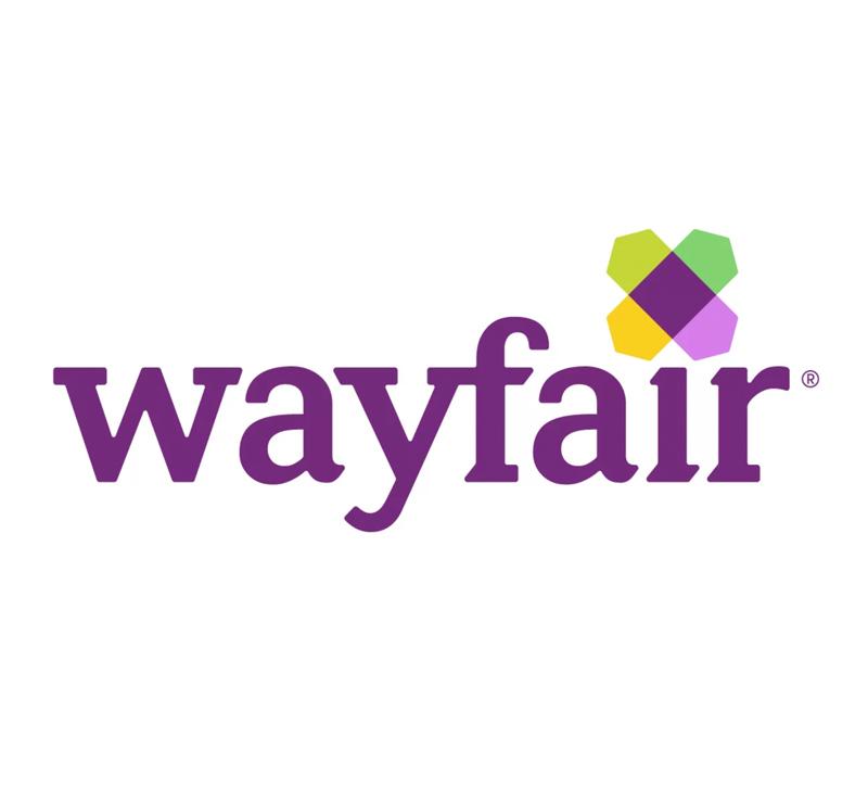 Wayfair e-commerce logo with purple text
